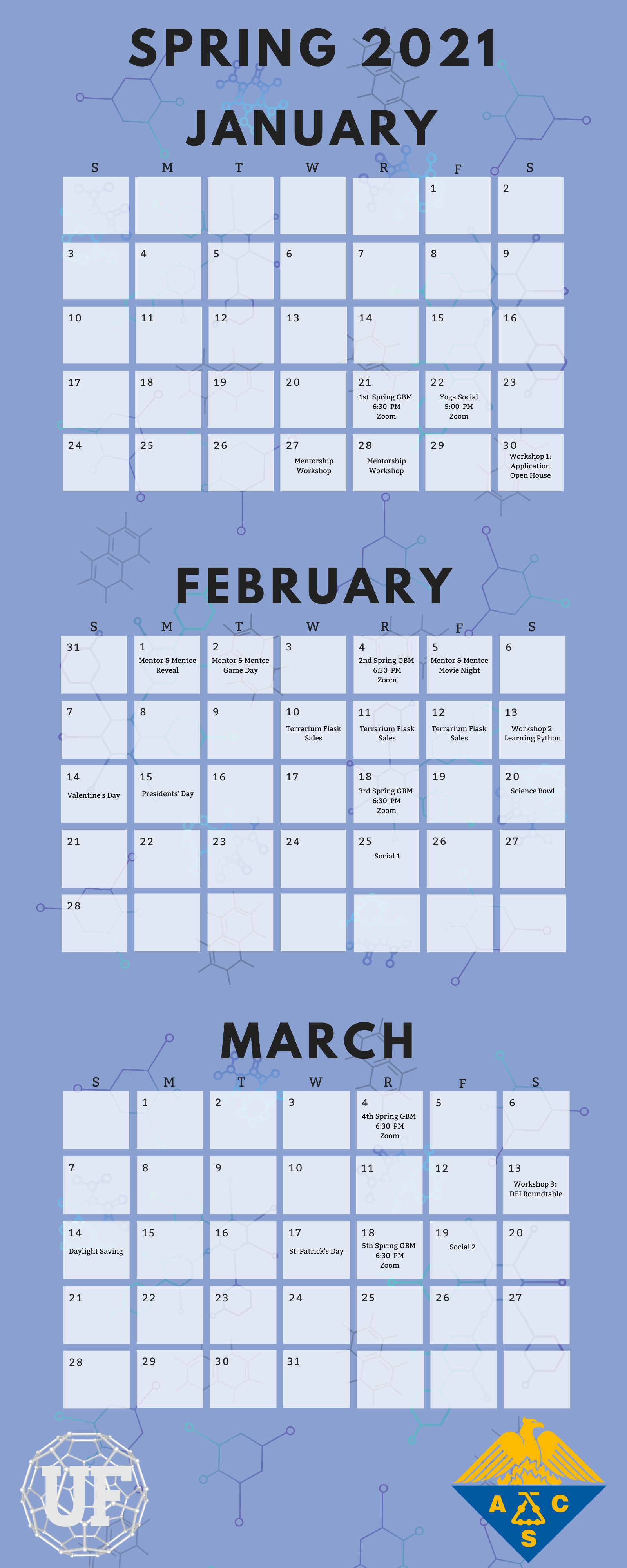 Calendar – UF Chemistry Club